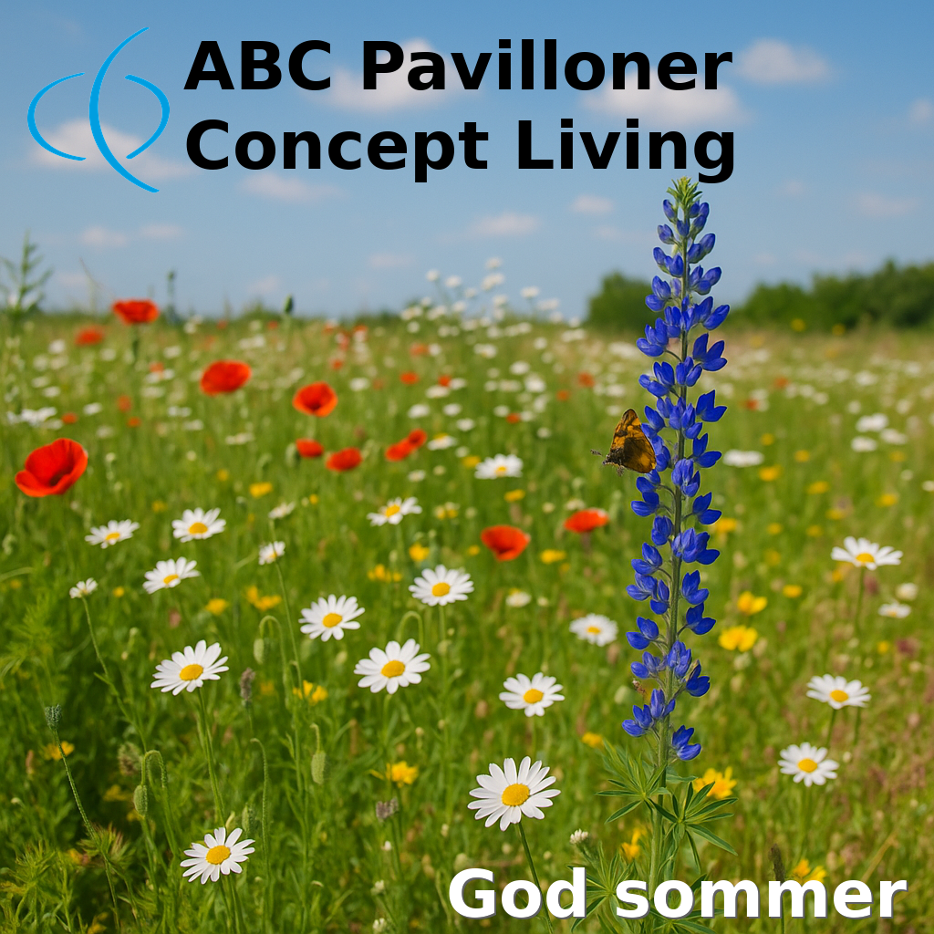 Sommerlukket ugerne 28–30. Rigtig god sommer fra ABC Pavilloner og Concept Living